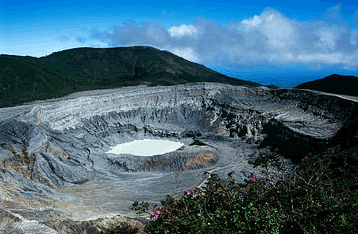 Poas Volcano in Costa Rica